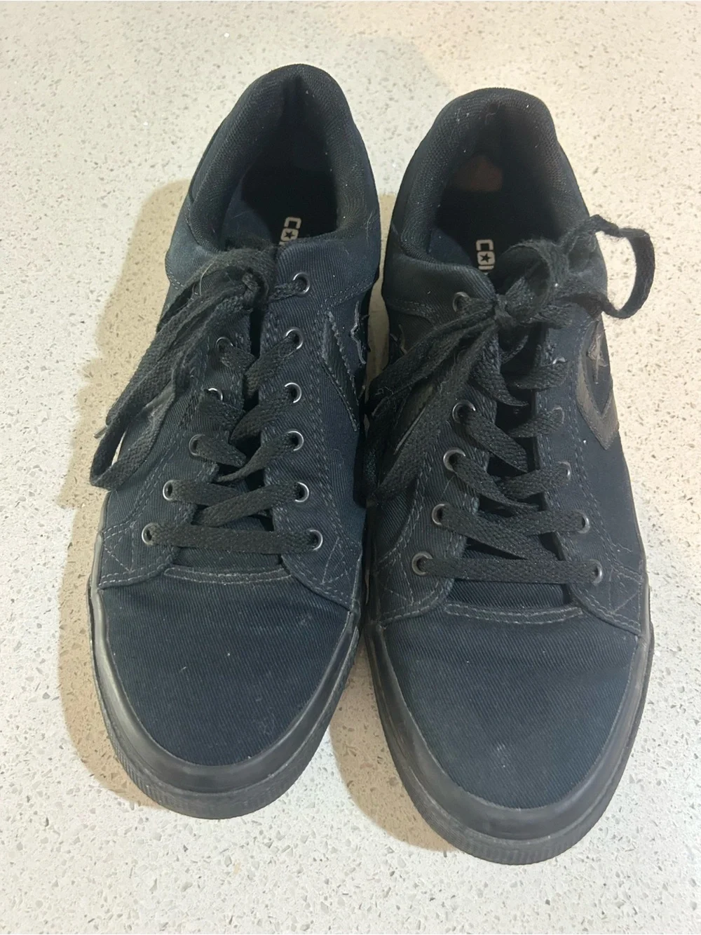Converse Black Low-Profile Canvas Sneakers - Picture 4 of 7